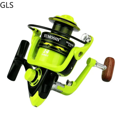 Saltwater Spinning Fishing Reel - 2000-7000 Series High Speed 5.2:1 Gear Ratio Ultralight Reel with Metal Spool & Magnetic Brake System