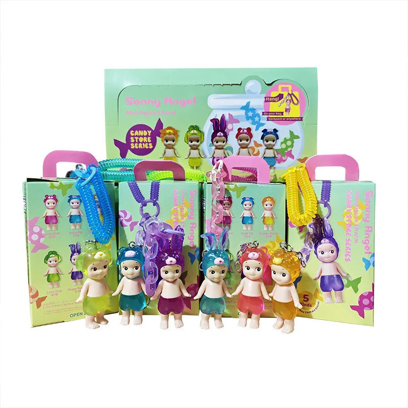 Candy House Angel Keychain Blind Box – Handmade Cartoon Doll Pendant & Mystery Gift