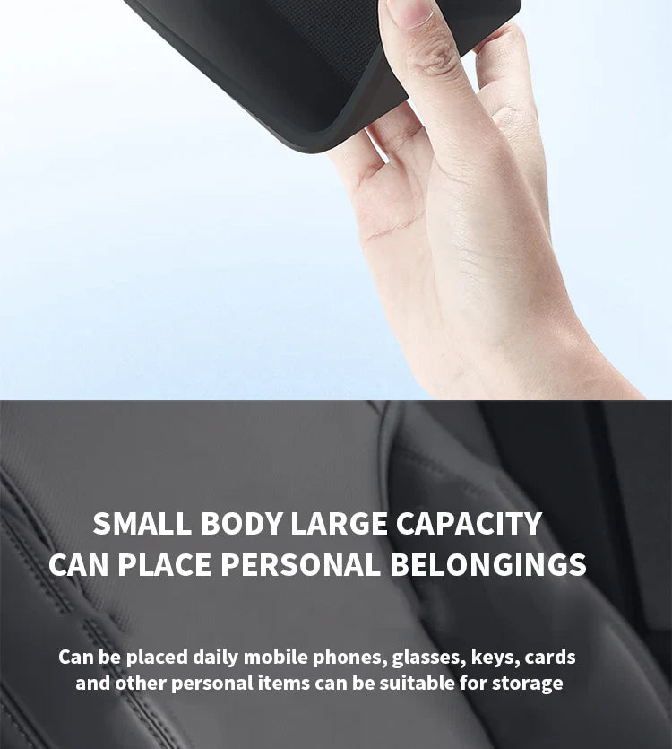 Central Armrest Storage Box for Tesla Model Y/3/3 Highland – Multi-Functional Glasses & Phone Organizer Case, 2024 Accessory