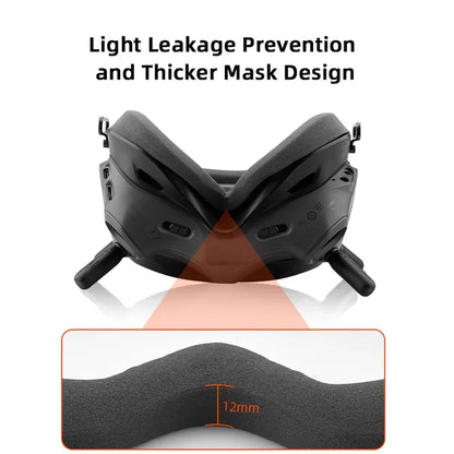 DJI FPV Combo V2 Eye Mask Pad – Replacement Sponge, Skin-Friendly Face Cover for Drone Goggles