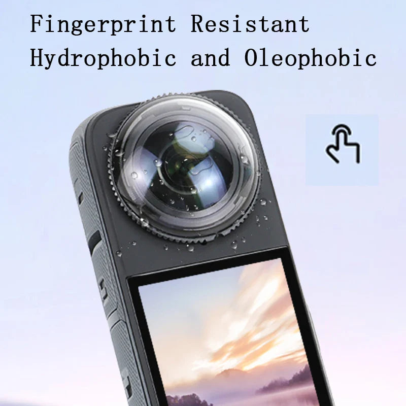 Insta360 X4 Lens Guards, Storage Bag & Screen Protector Film – Anti-Scratch Camera Accessories for Insta360 X4