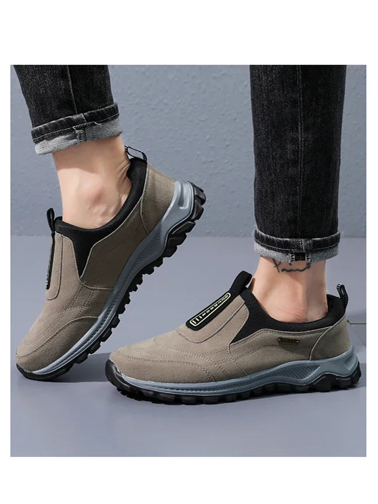High-Quality Indestructible Men's Sneakers – Lightweight Breathable Running Shoes, Anti-Slip Outdoor Footwear