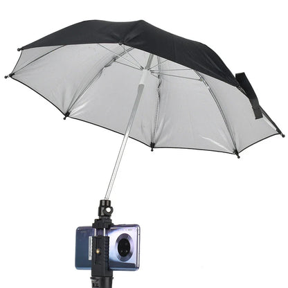 26/50cm DSLR Camera Umbrella – Black Sunshade & Rain Cover Holder for Photography
