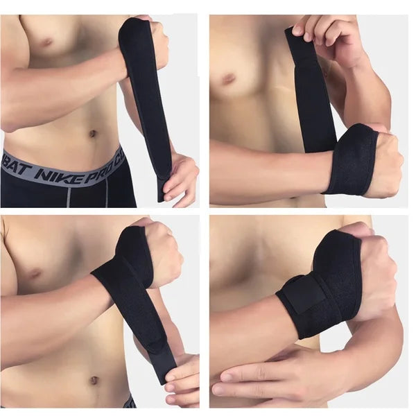 GOMOREON Wrist Guard Brace — Support Band for Carpal Tunnel Pain Relief & Fitness Wristbands