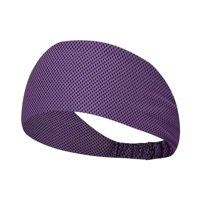 Cooling Sports Headband for Men & Women – Elastic Non-Slip Moisture-Wicking Sweatband for Running, Gym, Yoga & Hiking