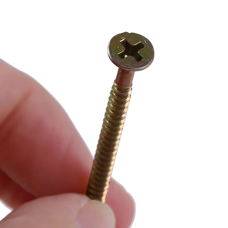 50/100Pcs Self-Drilling Drywall Anchor Kit with Screws – Nylon Expansion Anchors for Gypsum Board & Wall Mounting