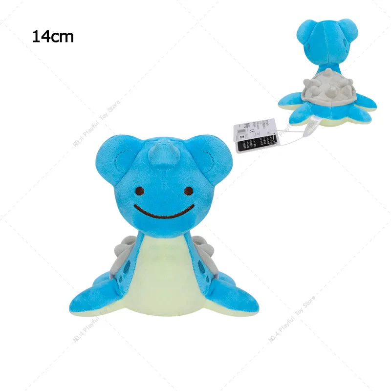 Pokémon Plush Set – Cute Oddish, Charmander, Ditto, Lapras, Dragonite, Magnemite & Omanyte Stuffed Dolls, Birthday & Christmas Gifts