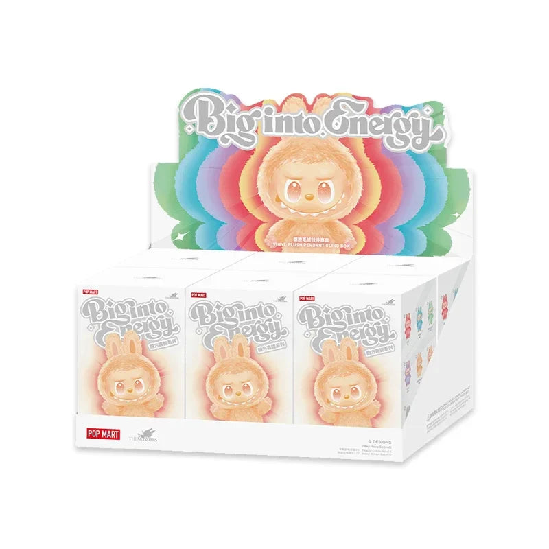 POP MART Labubu The Monsters — Big Into Energy Series Vinyl Plush Blind Box, Kawaii Anime Action Figure Surprise Toy