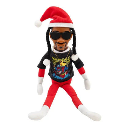 12” Snoop Dogg “Snoop on a Stoop” Christmas Elf Plush Toy – Includes Elf T-Shirt, Sunglasses & Necklace