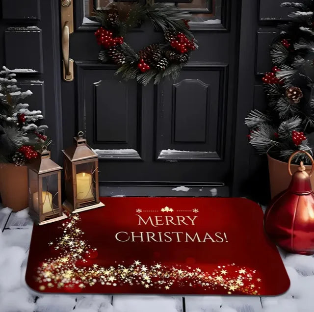 Christmas Dwarf Welcome Door Mat — Festive Holiday Decor & Perfect Christmas Gift for Home Entryways