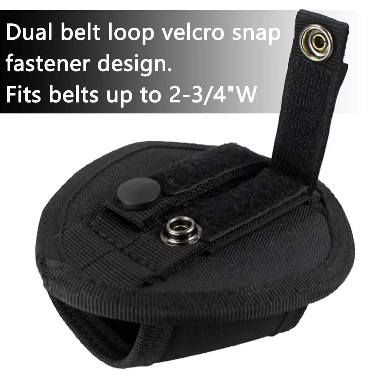 Tactical Handcuff Case - Officer Waist Pocket Security Accessories Bag, Fits 2-Inch Duty Belt, Open Top and Quick Pull