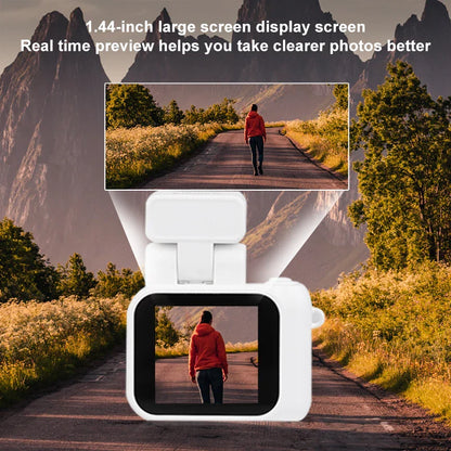 Y4000 Mini HD 1080p Camera with Screen — Portable Retro Compact Video Recorder with Flash Lamp & Battery Dock