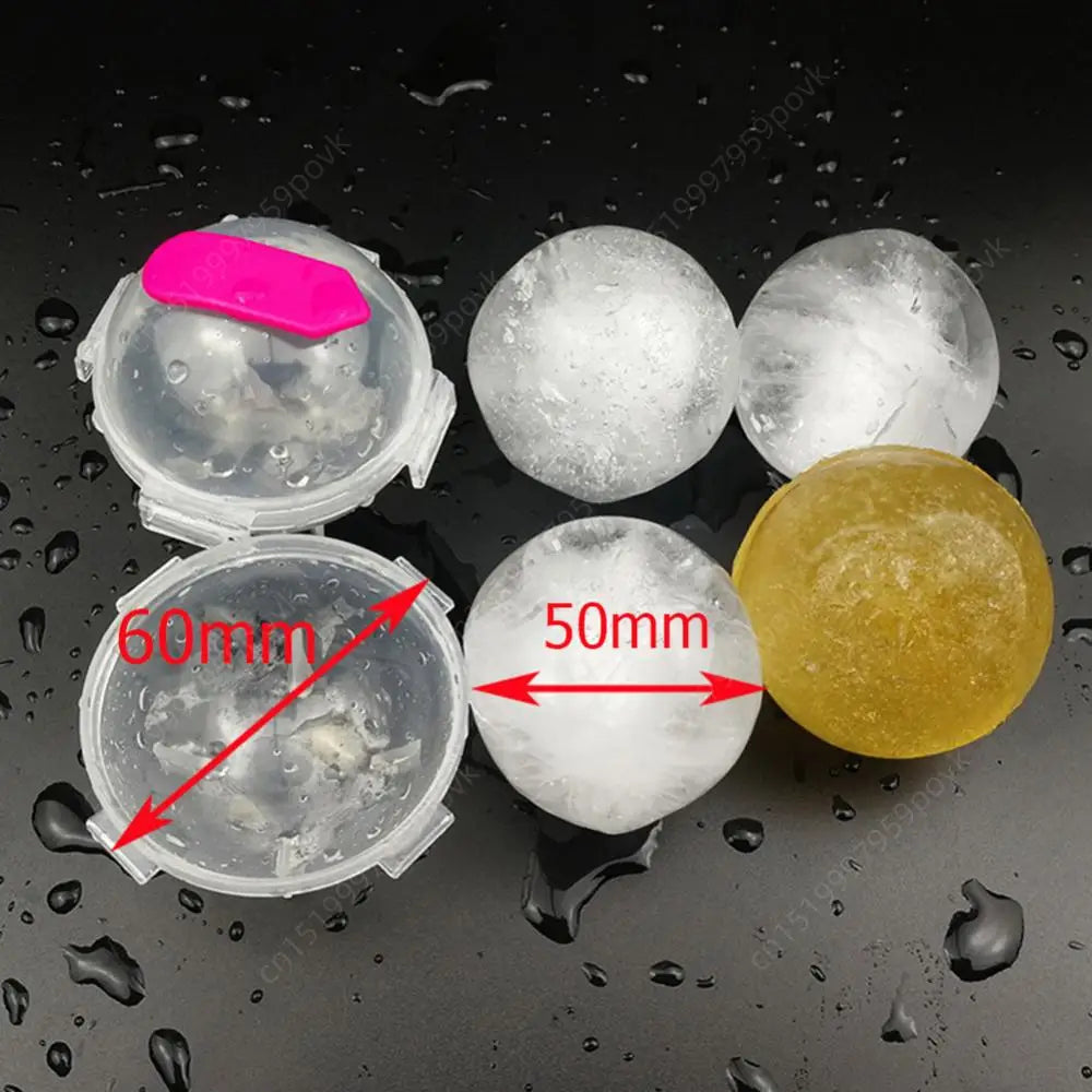 Silicone Ice Cube Maker Set (10–100Pcs) – Round DIY Ice Ball Mold for Cocktails, Kitchen & Bar Supplies Portable Ice Tray