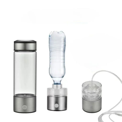 SPE/PEM Portable Hydrogen Water Generator – Alkaline Ionizer Bottle for Pure H2 Rich Electrolyzed Drinking Water