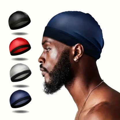 Thick Silky Breathable Wig Cap - Elastic Dome Mesh Knit Cap for Men & Women with Comfortable Hair Protection