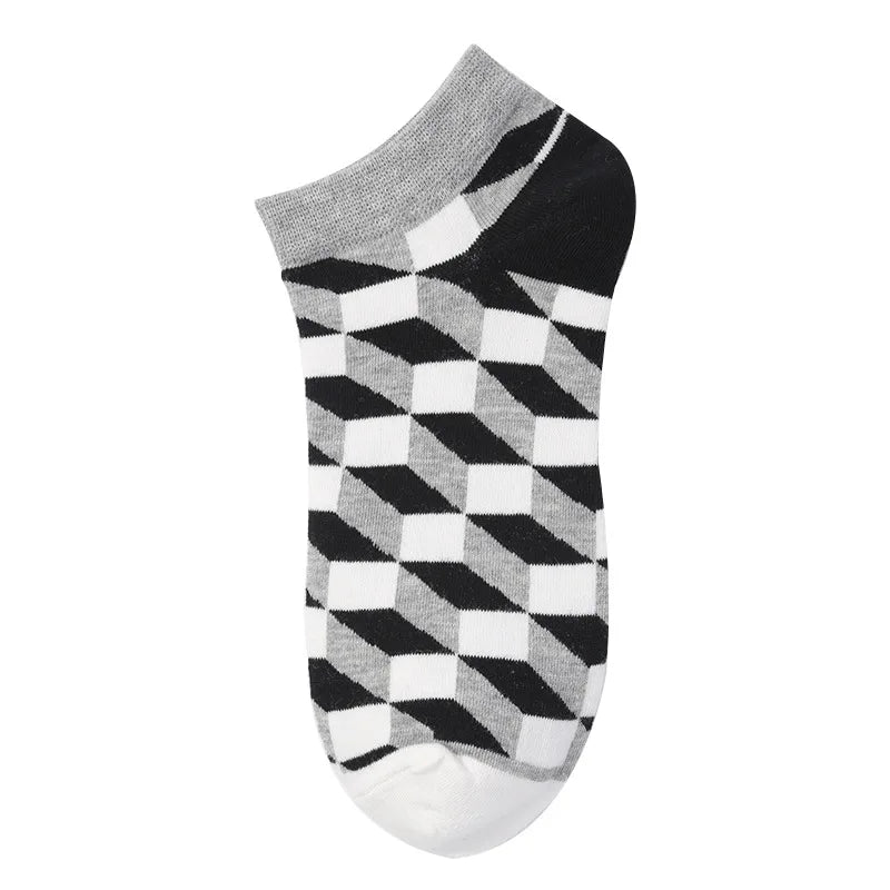 40-Style Colorful Cotton Ankle Socks – Fashion Novelty Short Socks for Men & Women, Funny Animal, Food & Avocado Casual Designs
