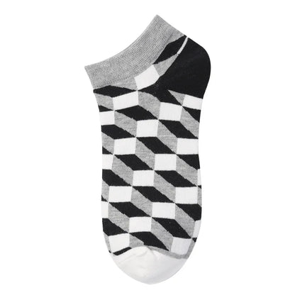 40-Style Colorful Cotton Ankle Socks – Fashion Novelty Short Socks for Men & Women, Funny Animal, Food & Avocado Casual Designs