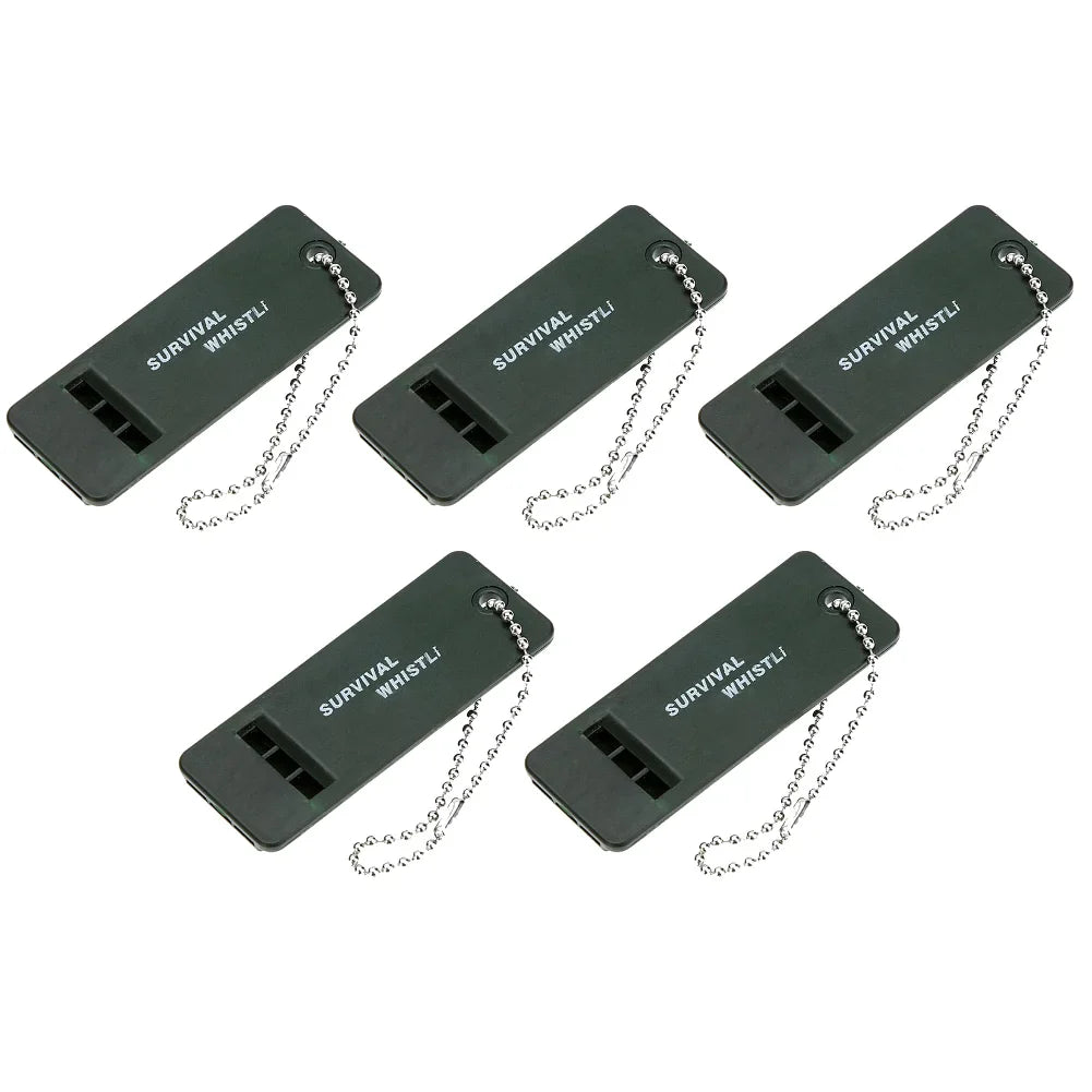 1–10PCS High Decibel Survival Whistle – 3-Frequency Outdoor Camping & Hiking Tool