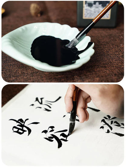 Yidege Professional Chinese Sumi Ink — Refined Black Liquid for Calligraphy & Brush Painting, 100g/250g/500g