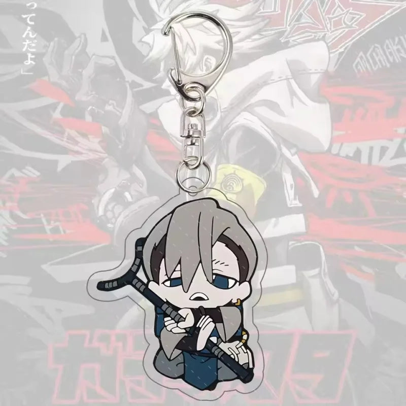 Gachiakuta Anime Acrylic Keychain – Zanka, Riyo, Jabber, Rudo & Enjin Cosplay Fan Gift Desk Decor Collectible