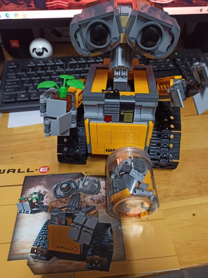 Robot Mobilization Lego-Compatible Puzzle Building Blocks – Wall-E Assembly Model Toy for Kids & Gifts