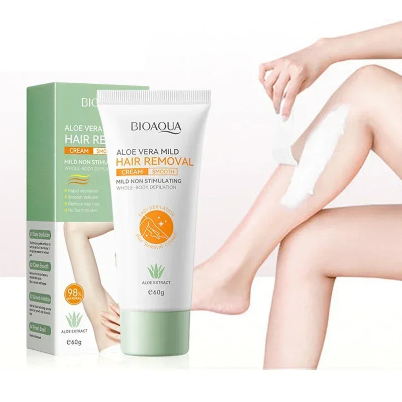 Permanent Hair Removal Cream – Painless Epilator & Growth Inhibitor for Intimate Areas, Body Care for Men & Women Hair Remover