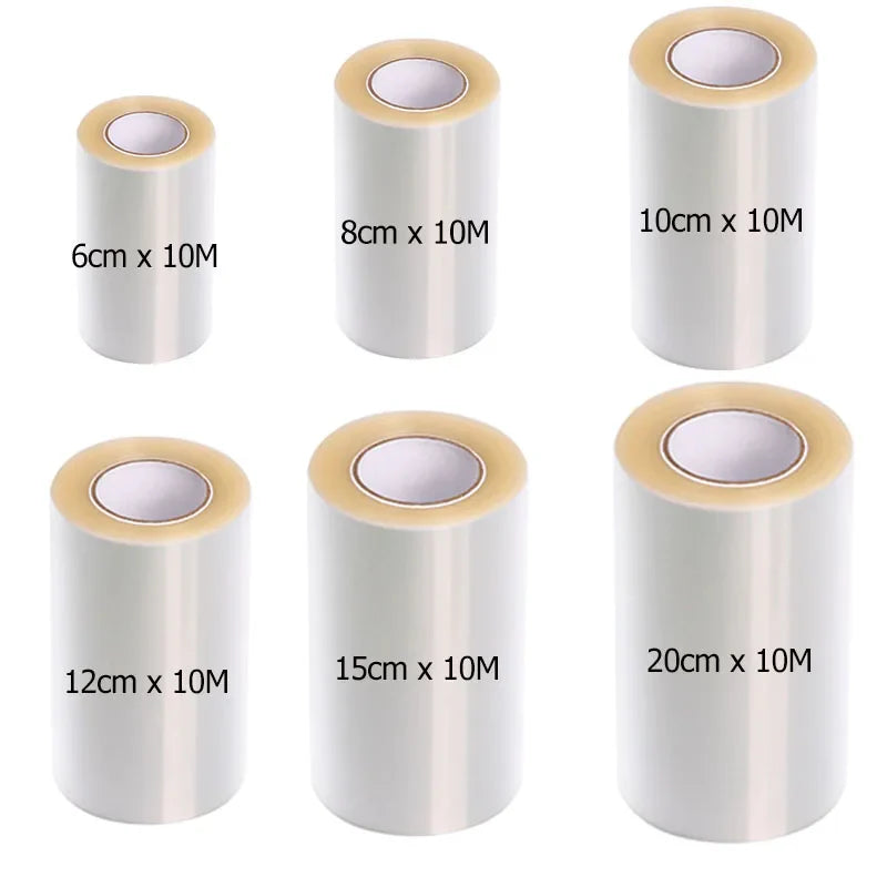 10M Acetate Roll Cake Collar: Transparent Mousse Surround Film - Perfect for Chocolate Mousse Cake Decoration, Various Sizes Available