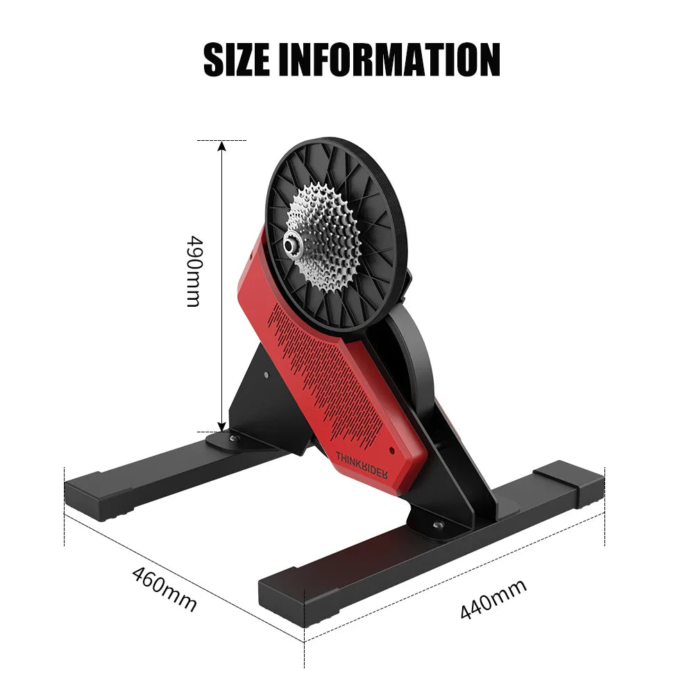 ThinkRider X2 Smart Bike Trainer - MTB & Road Bicycle, Built-in Power Meter, Home Trainer Compatible