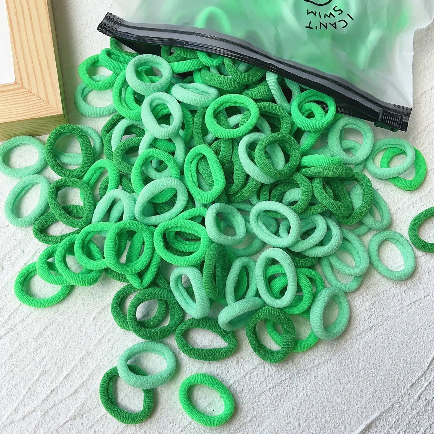 20/50PCS Kids Elastic Hair Bands – Girls Sweets Scrunchie Rubber Bands for Children Hair Ties & Headbands