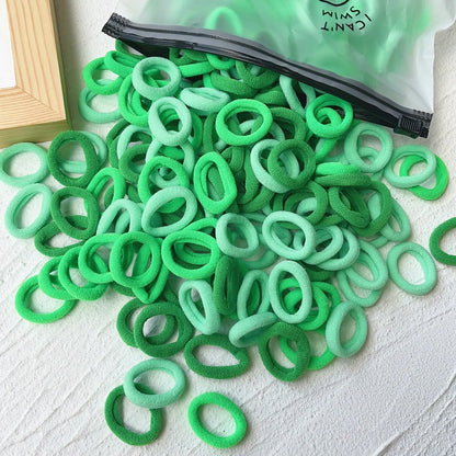 20/50PCS Kids Elastic Hair Bands – Girls Sweets Scrunchie Rubber Bands for Children Hair Ties & Headbands