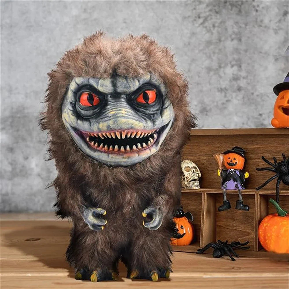 Creepy Alien Monster Plush Doll - Horror Movie Style Stuffed Toy for Halloween Party Decor and Funny Collectible Prop