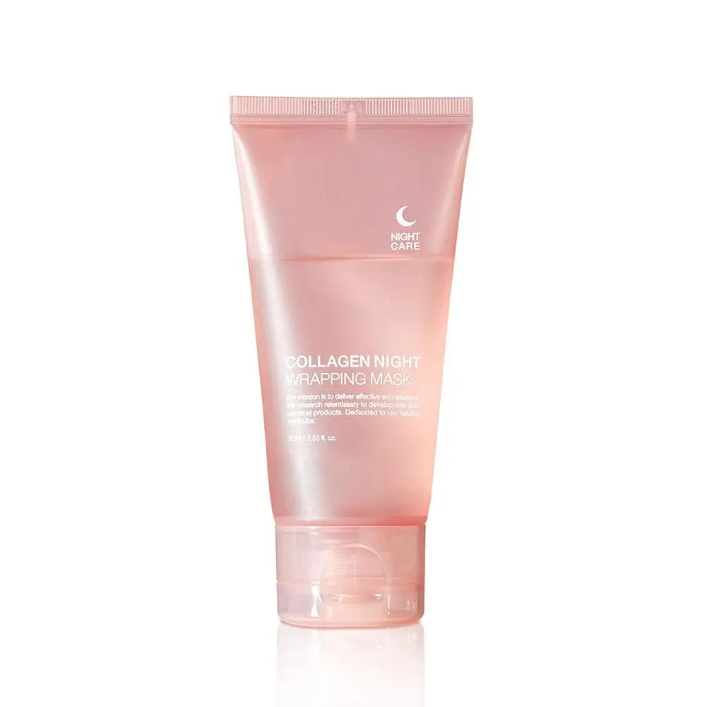Hydrolyzed Collagen Overnight Facial Mask - Peel-Off Hydrating & Firming Mask, Reduces Sagging & Dullness, Boosts Elasticity