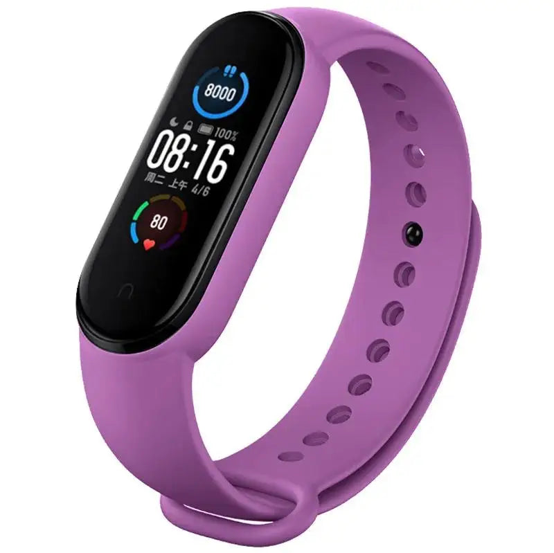 Silicone Watch Strap for Xiaomi Mi Band - Replacement Wristband Bracelet for Mi Band 3 4 5 6 7 Smartwatch Accessories
