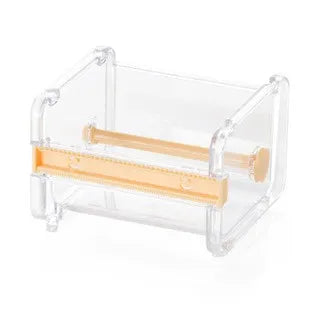 Creative Washi Tape Cutter Set: Transparent Tape Holder and Dispenser - Essential School and Office Stationery Supplies