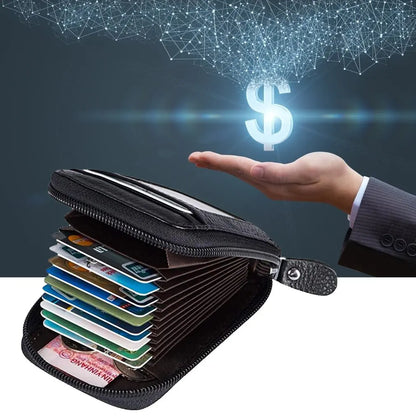 Korean Version PU Leather Coin Wallet | Fresh Casual Soft Surface Fashion | Cartoon Men Women Credit Passport Card Bag