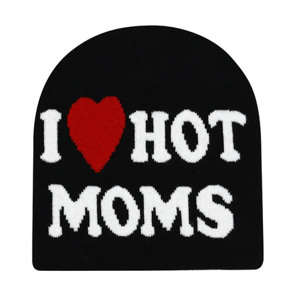Y2K Letter Knitted Beanie Cap – Unisex Winter Autumn Warm Ski Skullcap, Hip Hop Streetwear Ear Cover Hat for Men & Women