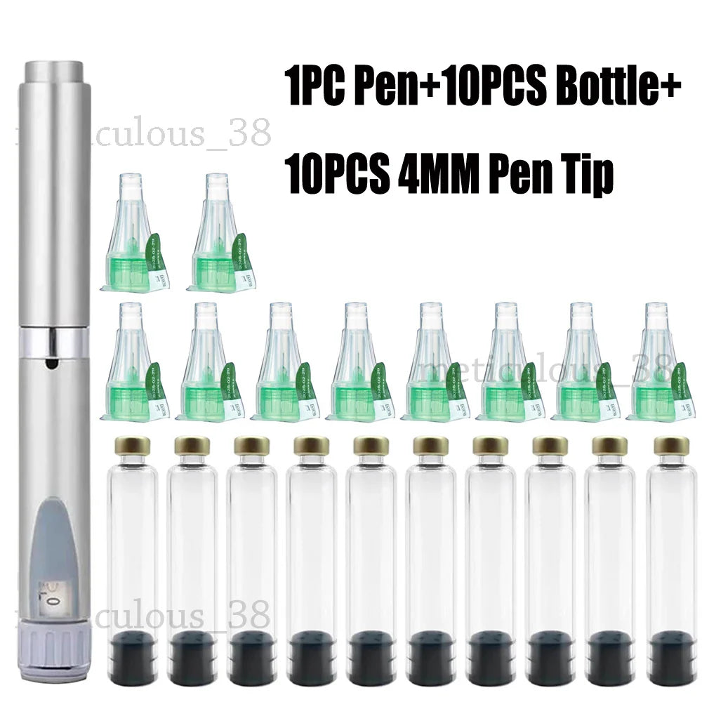 Magic Pen Tattoo Kit – 3ml Empty Cartridge Bottles with Individual Packaging for Medical Aesthetics & Lilly Insulin Pen