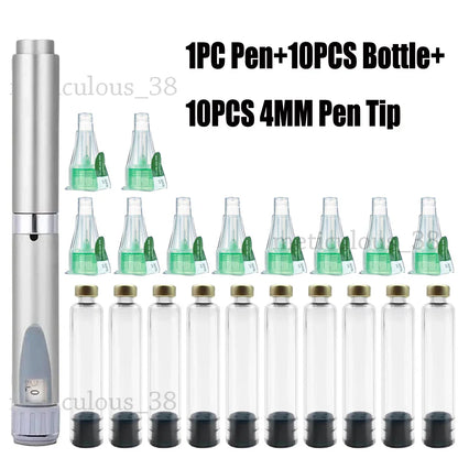 Magic Pen 3ml Empty Cartridge Kit — 4mm Pen Tip Cassette Bottle for Lilly Insulin Pen, Sterile Individual Packaging