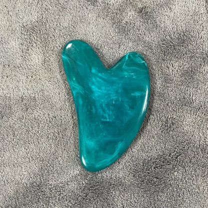 Heart Shape Beeswax Gua Sha Massage Tool – SPA Scraping Face Massager & Acupuncture Guasha Board