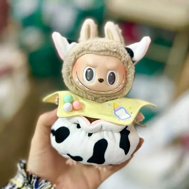 Mini Plush Doll Clothes Outfit – Korea Kpop EXO Labubu V1 V2 Idol Dolls Pit Strip Climbing Suit Gift