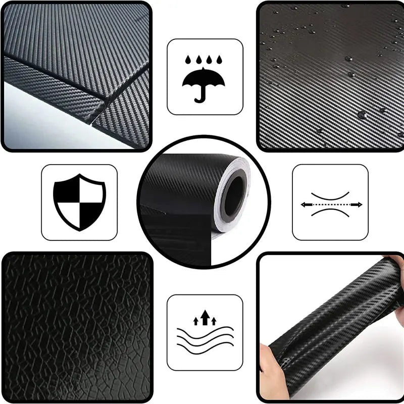 SEAMETAL PU Leather Car Gap Filler Trim Strip – Universal Self-Adhesive Interior Moulding Braid Sticker
