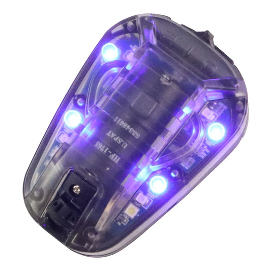 BOOIU Tactical Helmet Light – LED IR/Strobe IFF Signal Flashlight for Outdoor Sports and Survival