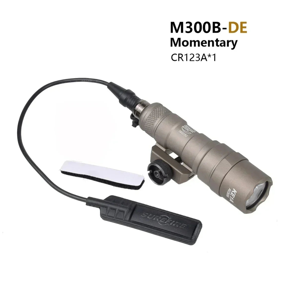 Tactical Surefire M300 M300B M300C Flashlight – Powerful Rifle & Gun Light with Dual Function Switch for Airsoft