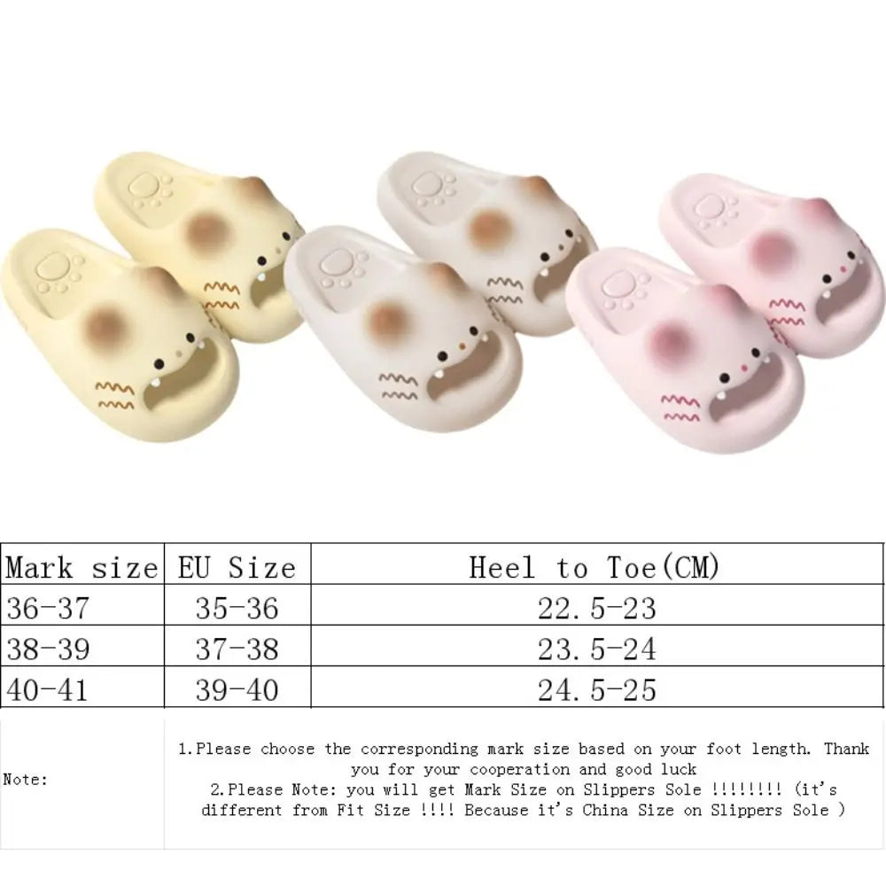 Women's Cat Paw Slippers - Waterproof Closed-Toe Soft Anti-Slip Home Shoes