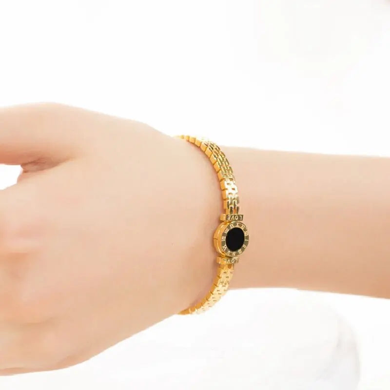 Men's & Women's Fashion Roman Digital Watch – Stainless Steel Bracelet for Travel, Banquet, Party & Gifts