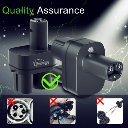GUWIEYG CCS2 to Tesla EV Charging Adapter – 250A CCS2 Combo Converter for Tesla Car Charger