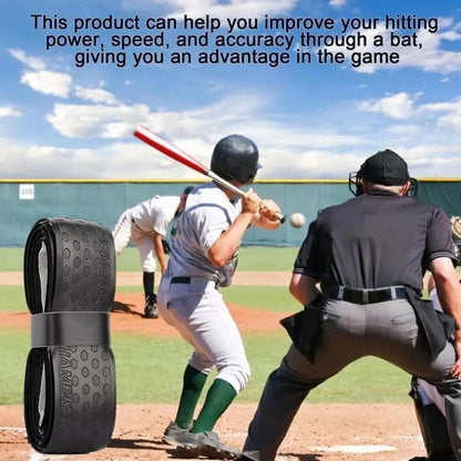 PU Baseball Bat Grip Tape – Multicolor Shock Absorption, Anti-Slip for Baseball, Softball, Cricket, and Hockey Bats