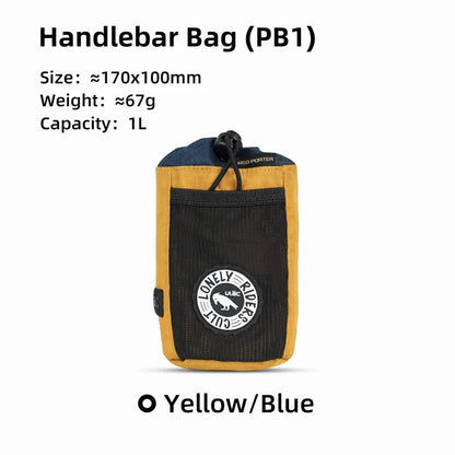 C-HOLD Bike Handlebar Stem Bag — Insulated Water Bottle & Snack Storage Pouch for Touring, Commuting, Bikepacking