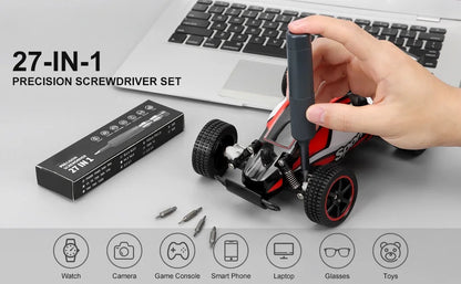 27-in-1 Precision Screwdriver Set — Magnetic Bits Pen for Eyeglass, Watch, PC, Laptop & iPhone Repairs