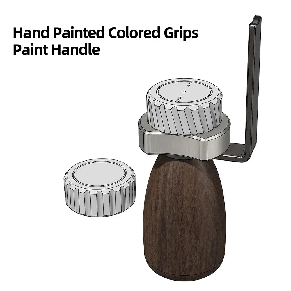 Miniature Model Rotary Painting Table – Hand-Coated Tilt Vise for Scale Model Painting